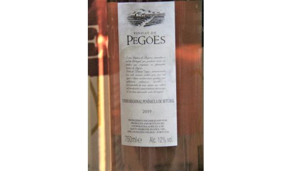 19 flessen rosé wijn  PEGOES 2019